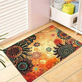 Contemporary Boho Retro Style Abstract Carpet | Yedwo